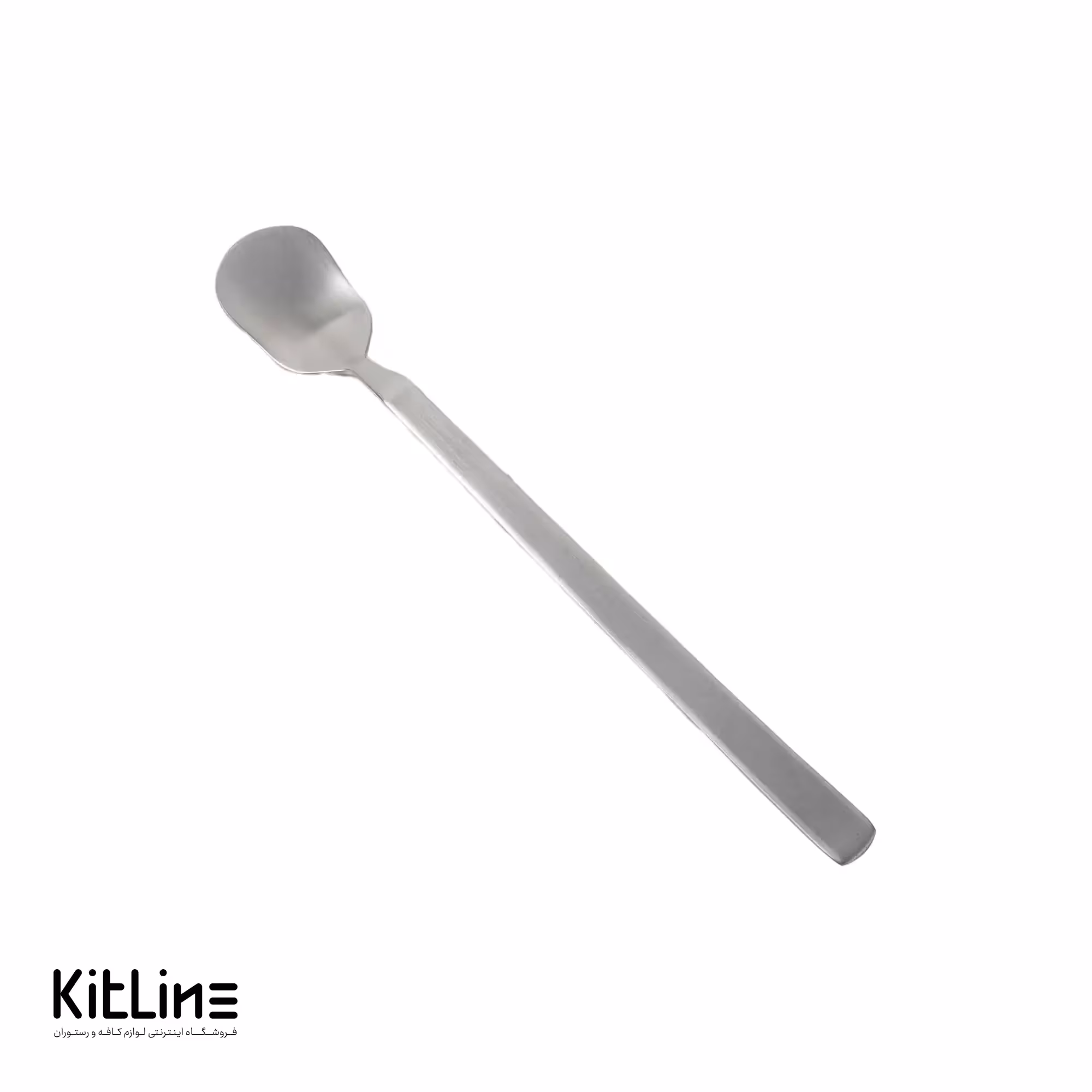 قاشق کافه گلاسه صنایع استیل مدل میلان تمام مات