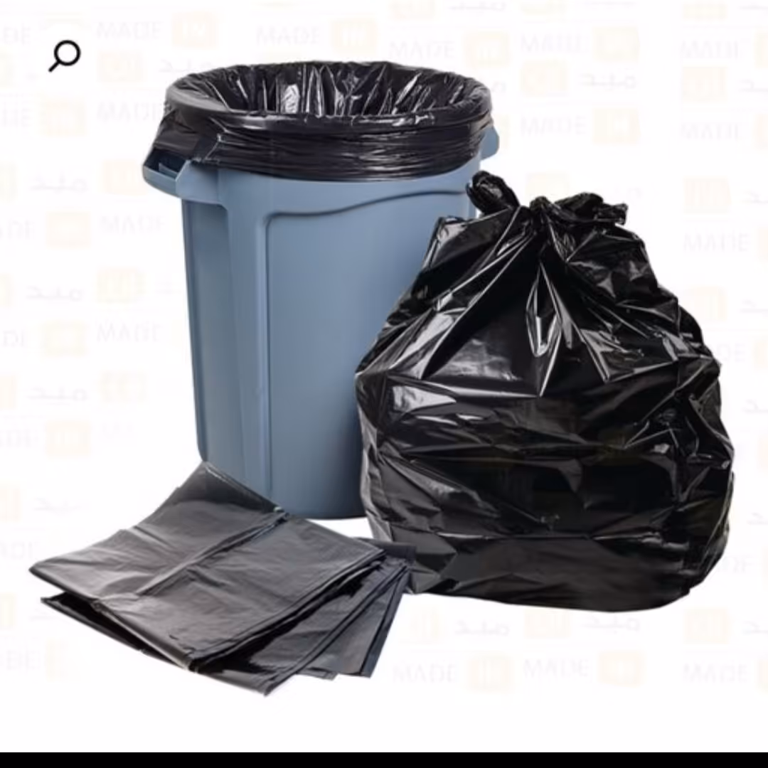 کیسه زباله درجه 1 مشکی بسته 25 کیلویی در ابعاد مختلف