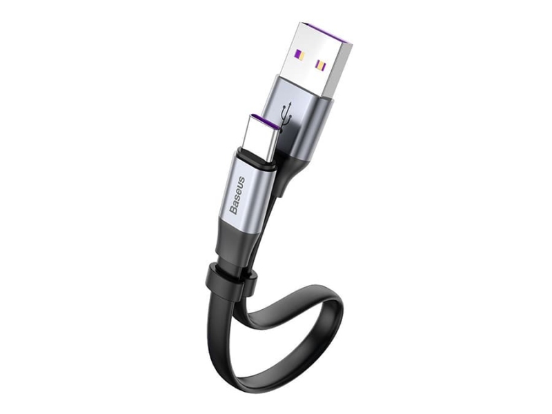 کابل سوپرشارژ کوتاه تایپ سی بیسوس Baseus Simple HW Quick Charge Cable 23cm