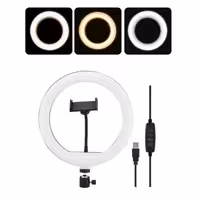 رینگ لایت مدل  DSTN2000 دارای سه رنگ مهتابی  سفید  زرد  