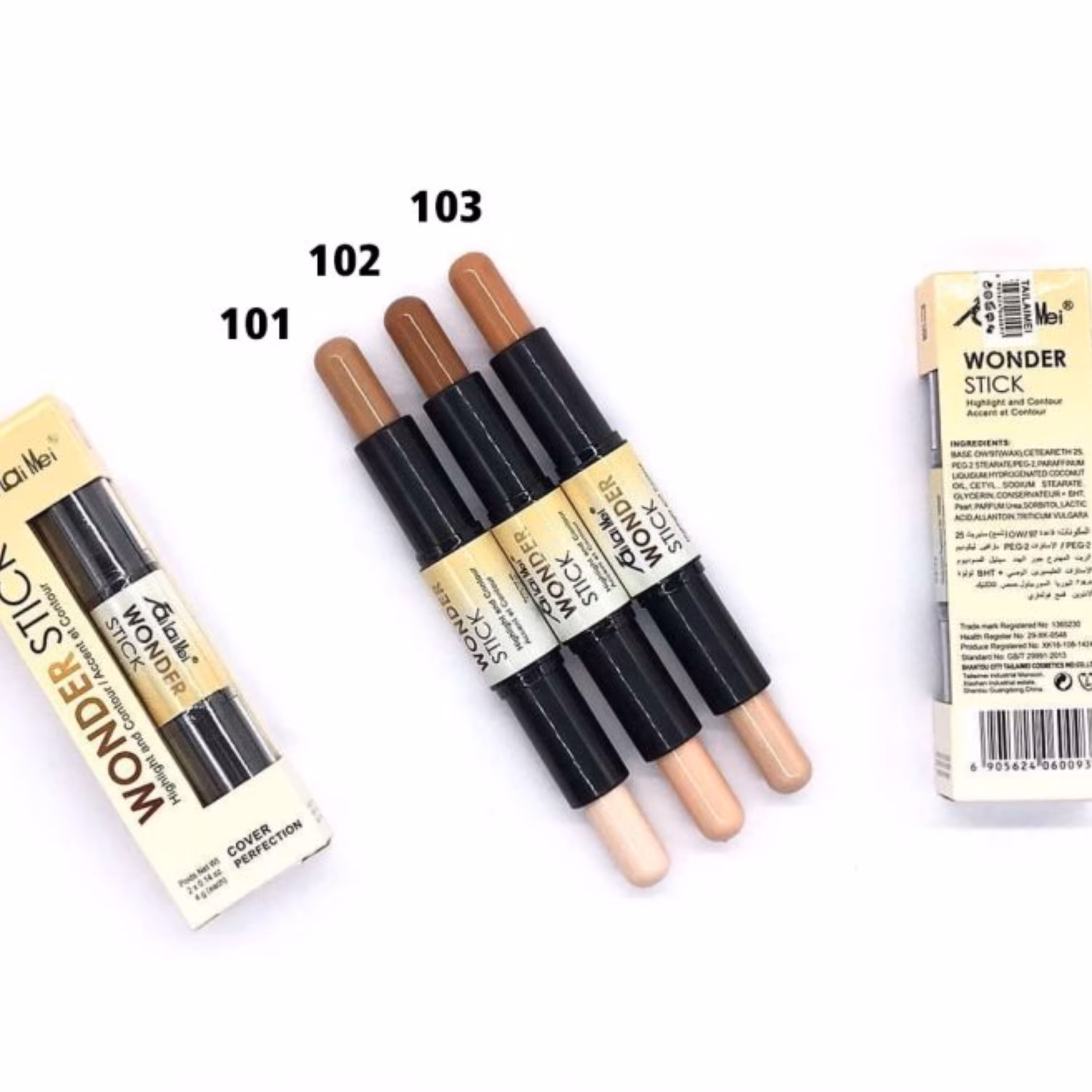 کانسیلر و کانتور دو طرفه تایلامی  شماره 102 TAILAIMEI