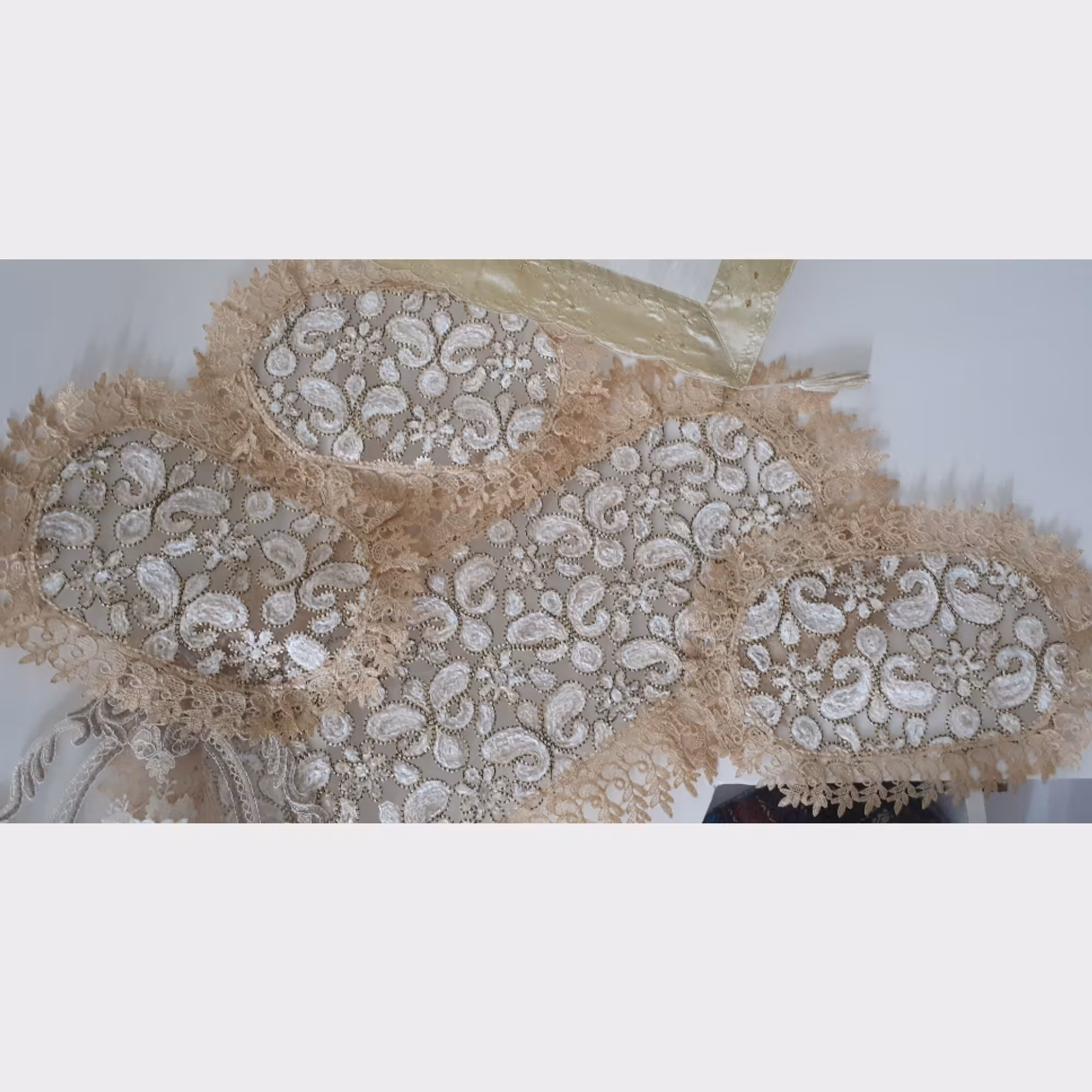 رومیزی جلو مبلی دیاموند سرویس 4تکه