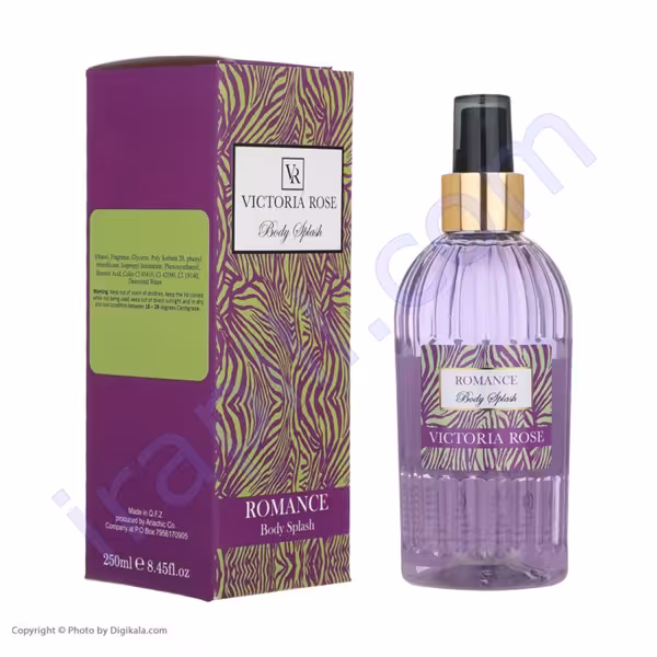 بادی اسپلش زنانه ویکتوریا رز مدل رومنس حجم 250 میلی لیتر
