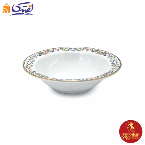 سالاد خوری چینی زرین ایتالیا اف طرح گلستان سایز 14