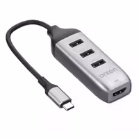 تبدیل اونتن USB-C to HDMI HUB3.0 *3 adpater OTN-95118H