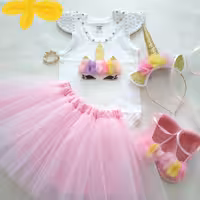  ست زیبای دخترانه تولدباتم تک شاخ 