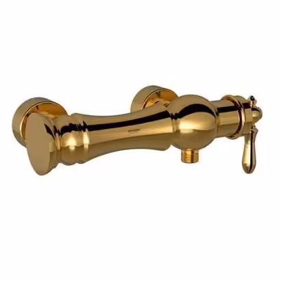 شیر توالت شودر مدل بیزانس طلایی براق - شیر آفتابه شودر