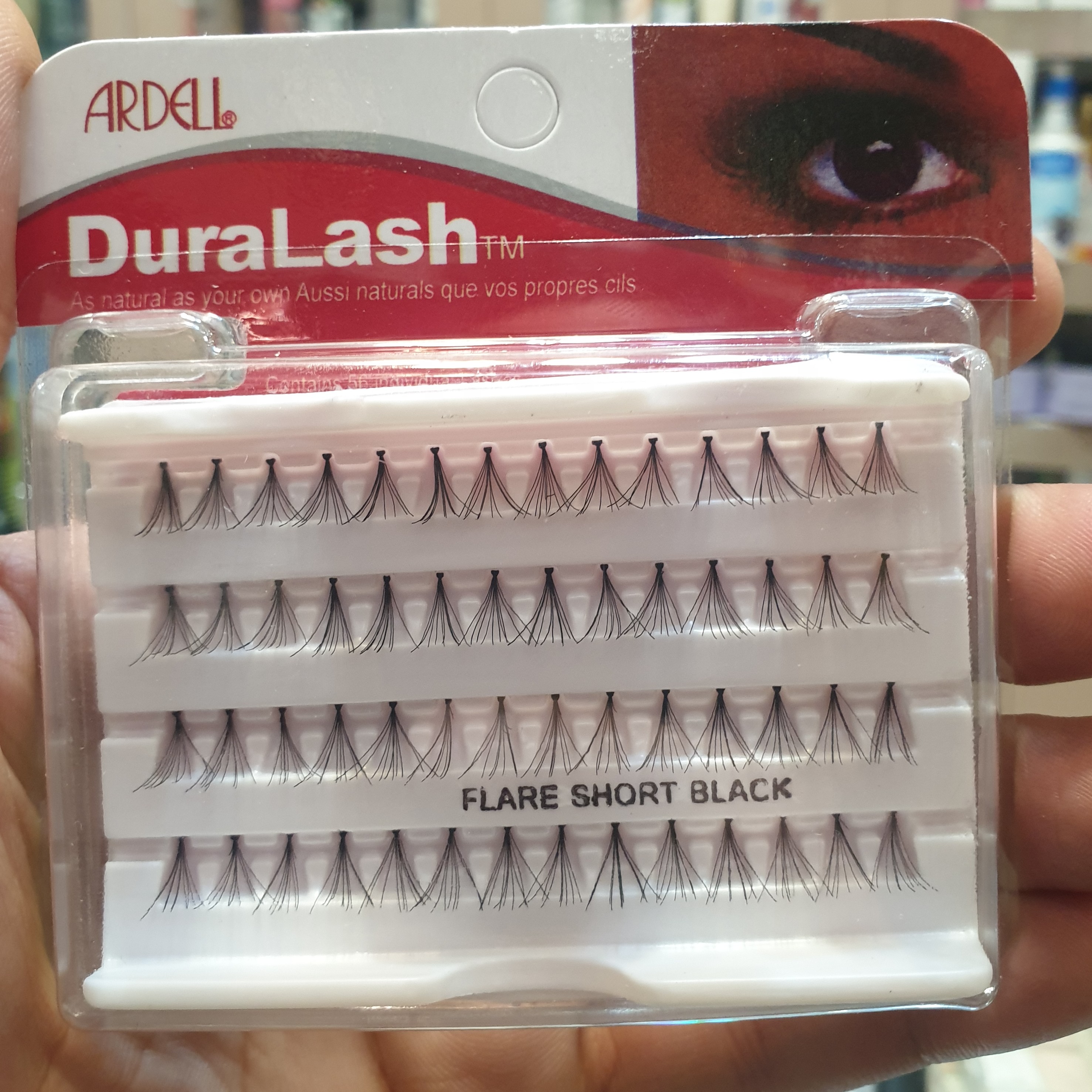 مژه دانه ای با گره آردل سایز کوتاه ARDEL Dura Lash (Flare Short black)