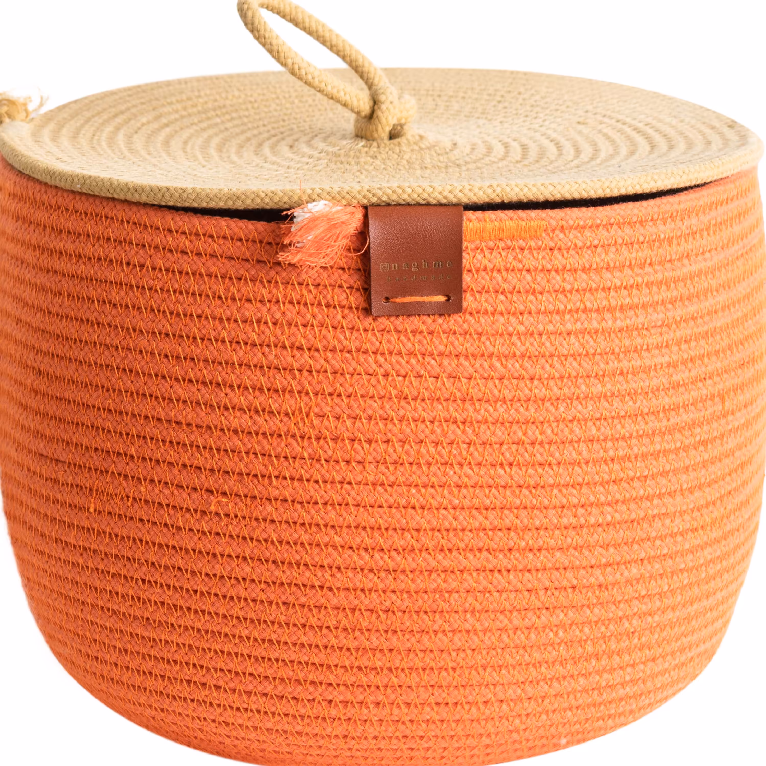 باکس در دار قیطان پنبه  کد 540 وزن 650گرم رنگ نارنجی  مناسب نگهداری برنج و حبوبات و اسباب بازی قابل شستشو و اتو کشی.    