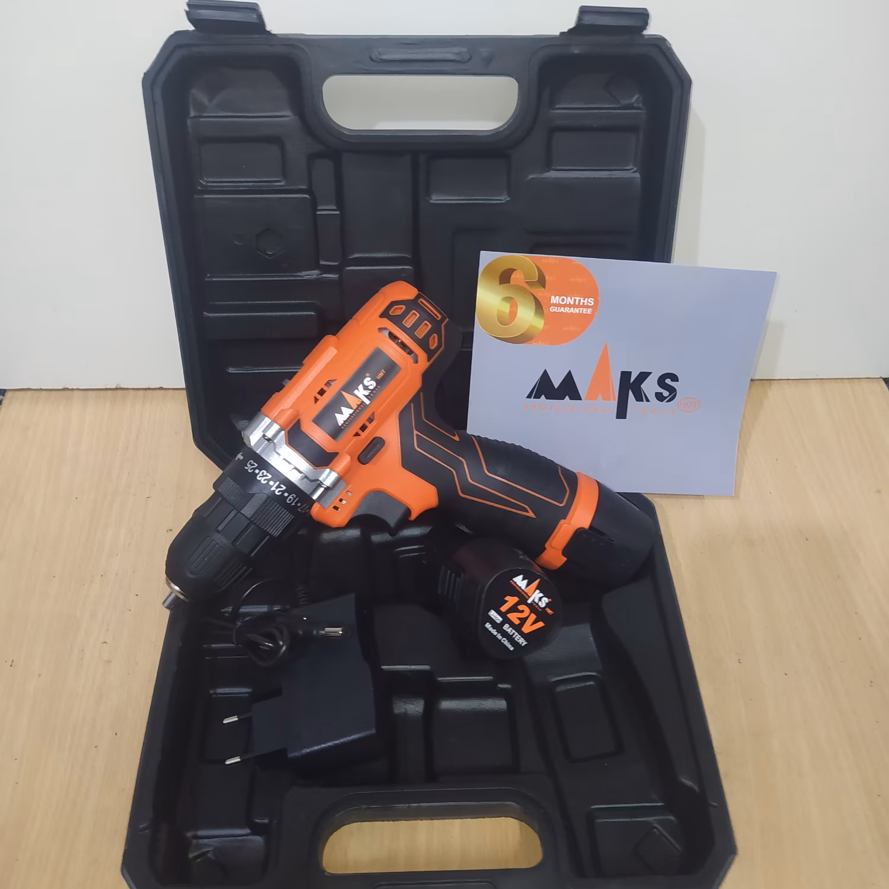 دریل پیچگوشتی شارژی دوباتری کیفی مکس مدل DL2B  