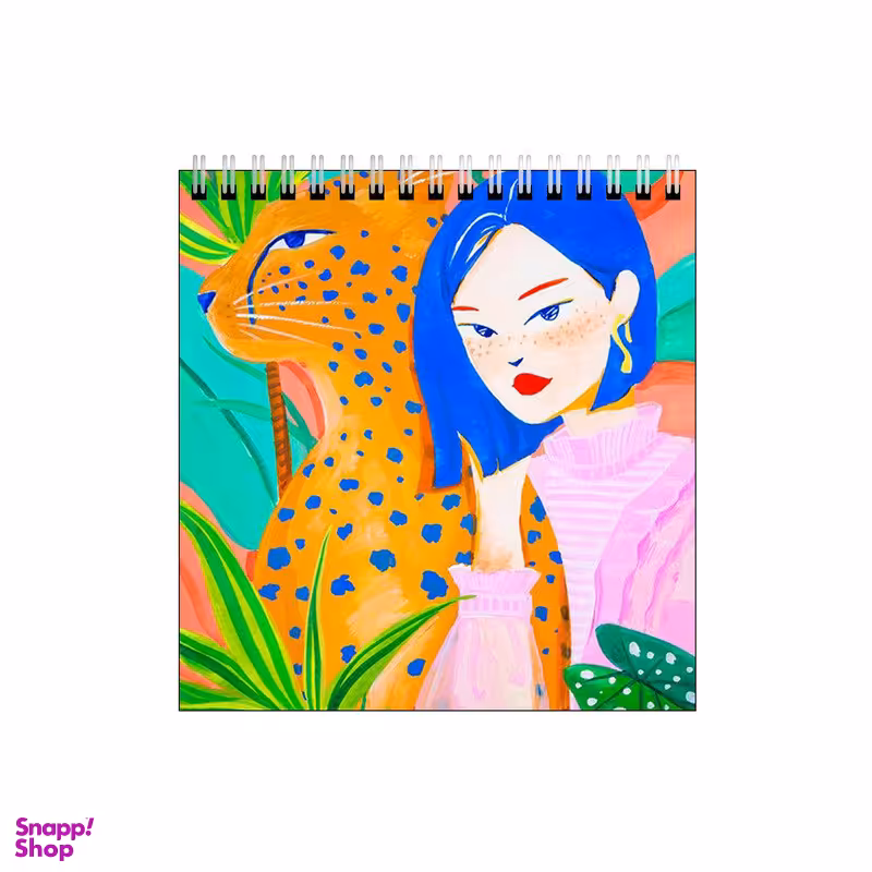 دفتر طراحی طرح دختر و پلنگ کد 0197976