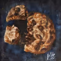 تابلو نقاشی رنگ و روغن فانتزی سایز 10در10 (کوکی.اورجینال)