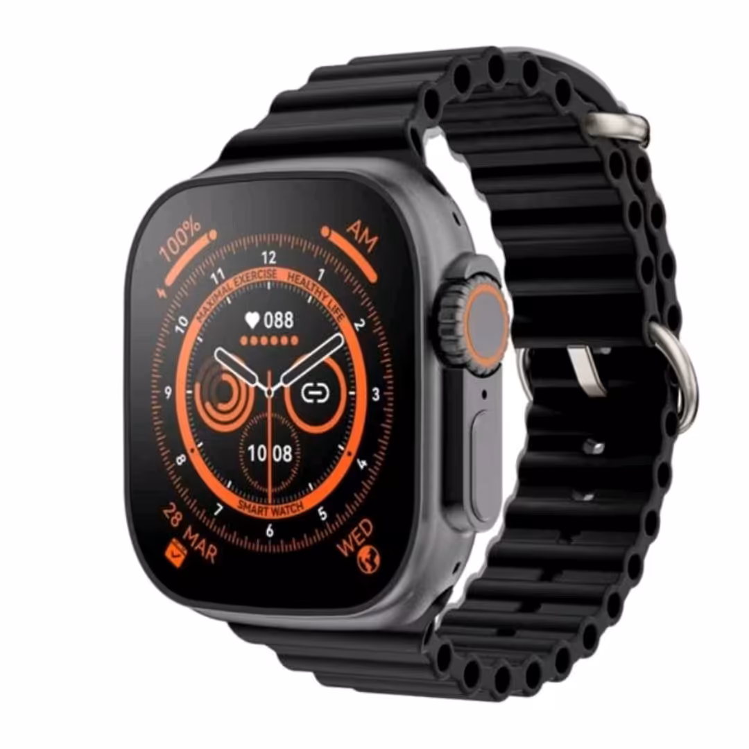 ساعت هوشمند اپل واچ مشکی T800 ULTRA BLACK