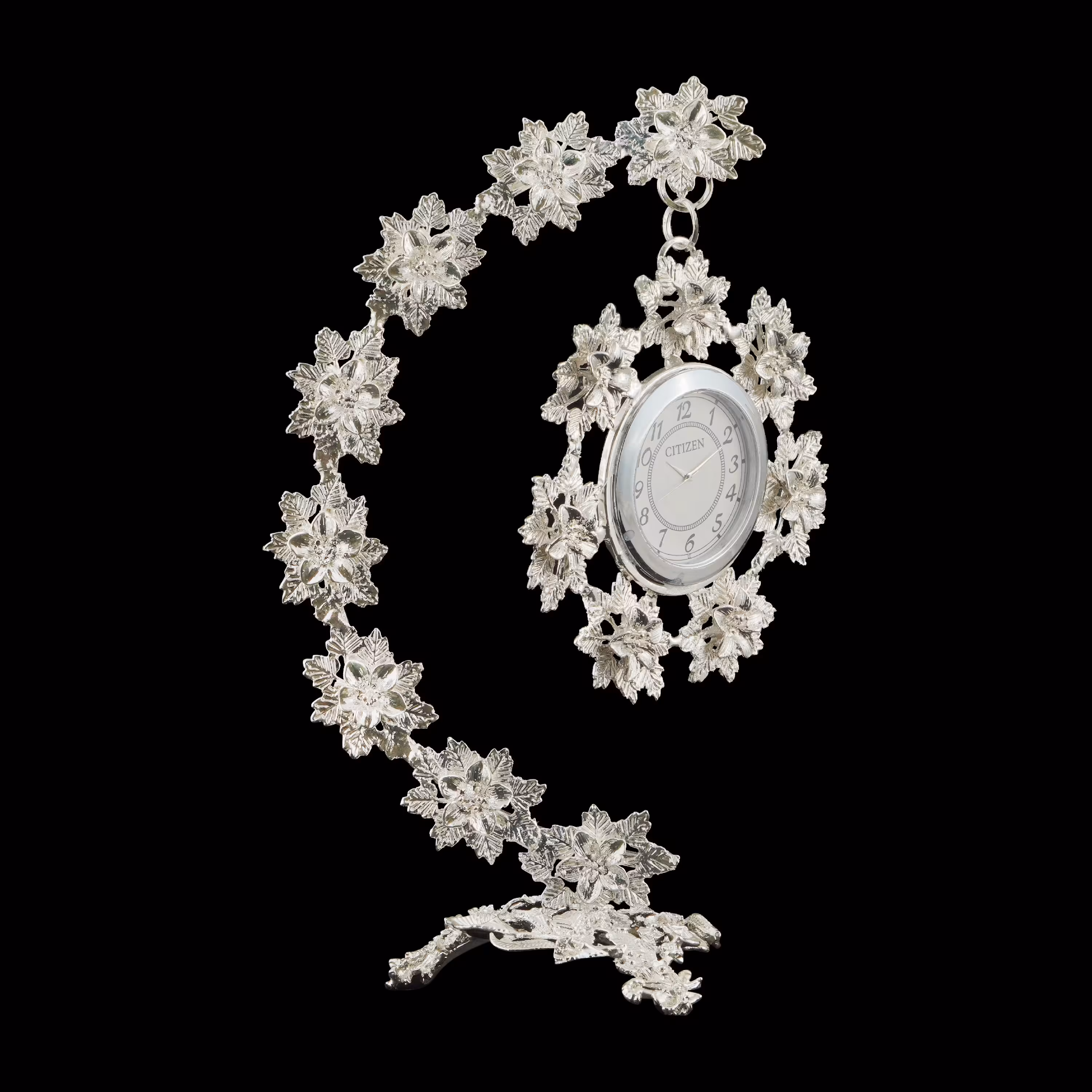 ساعت رومیزی ملیله کاری 