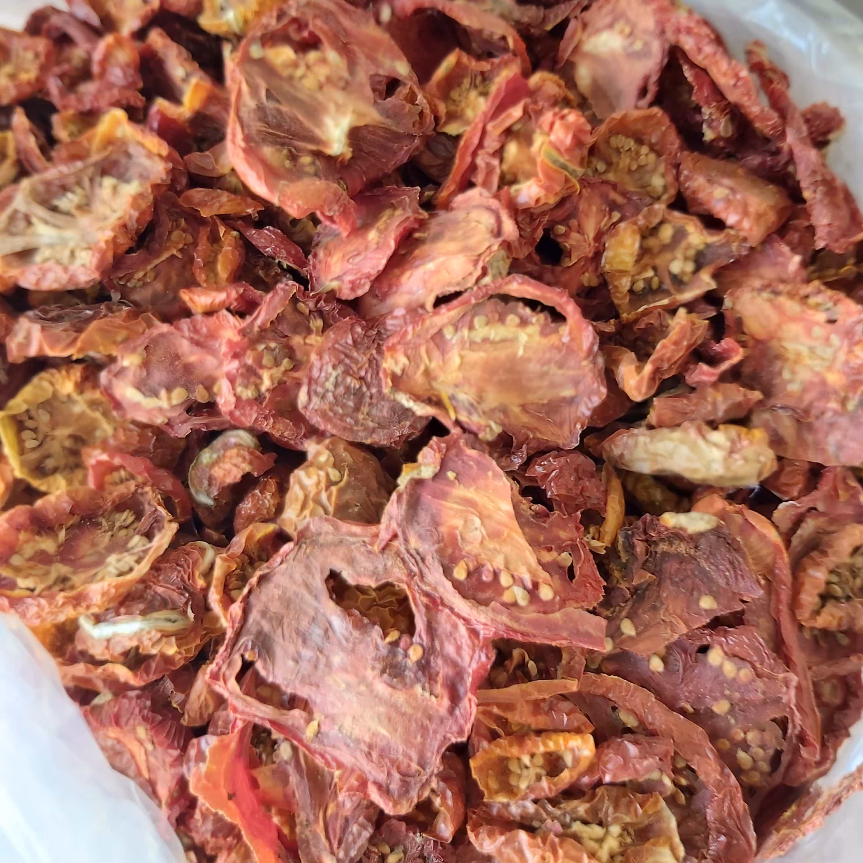 گوجه خشک محلی آفتابی(برگه گوجه)وزن250گم