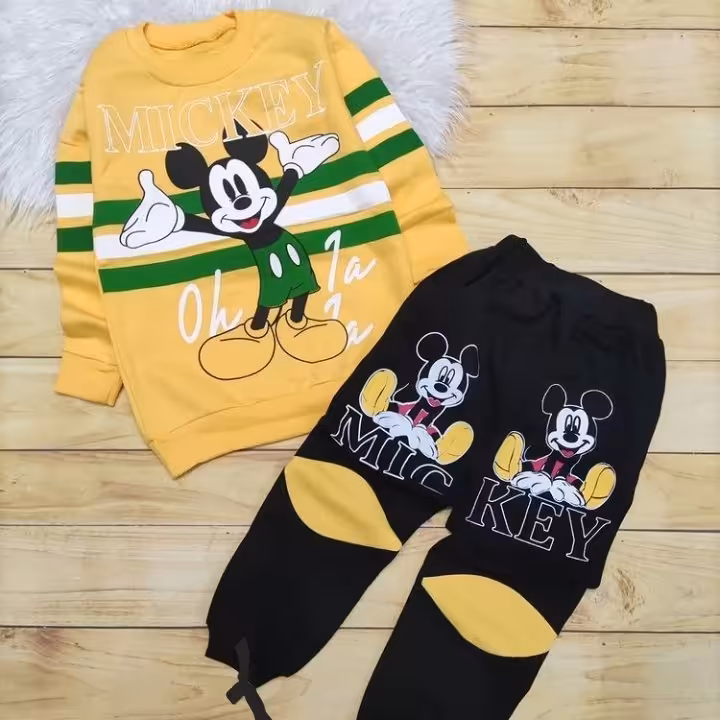 بلوز شلوار دخترانه میکی موس