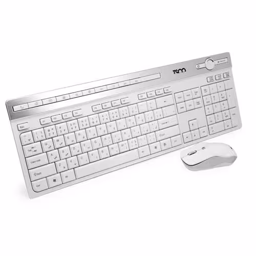 کیبورد و ماوس تسکو سفید مدل TKM7106W