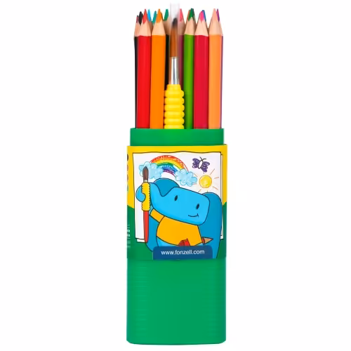 مداد رنگی 24 رنگ فونزل سری kids استوانه مثلثی