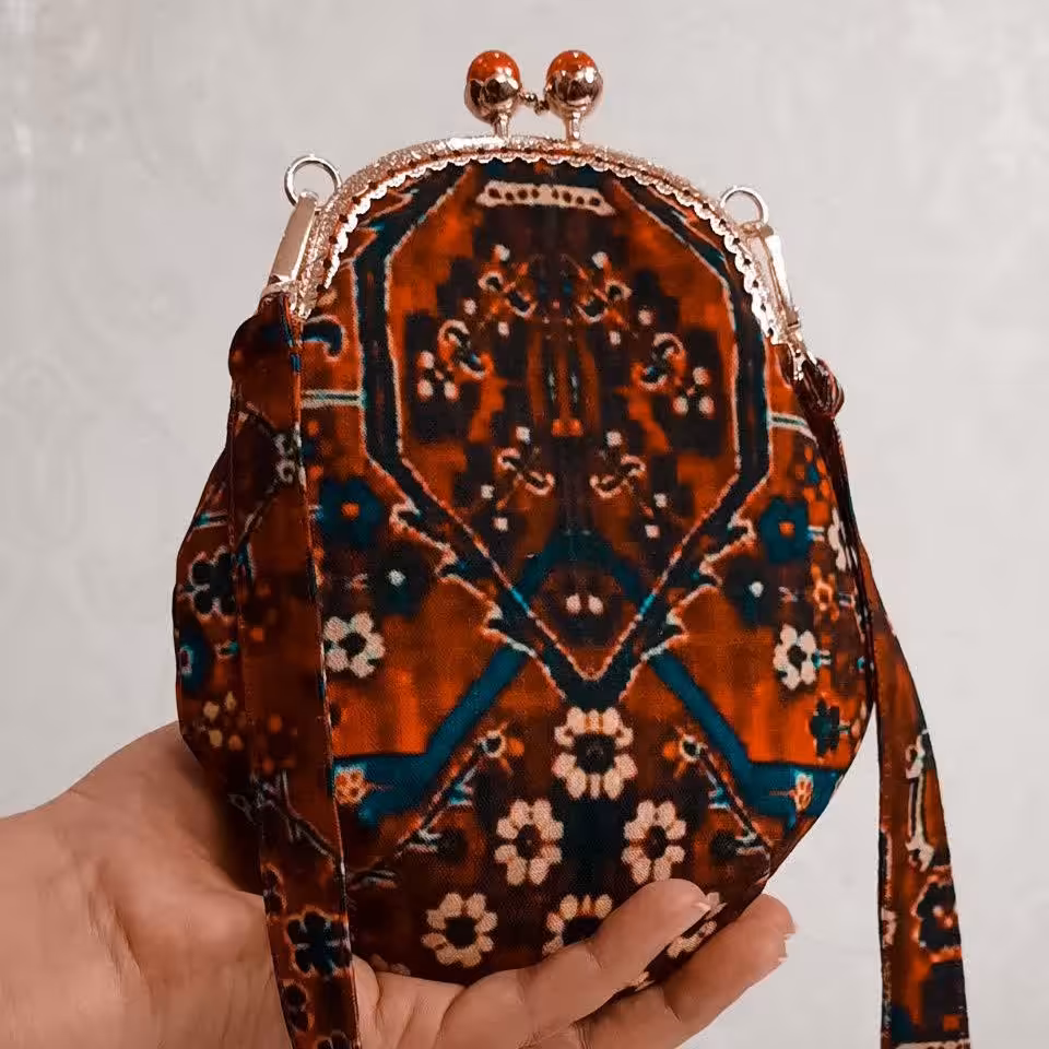 کیف دهانه فلزی دوشی دخترانه