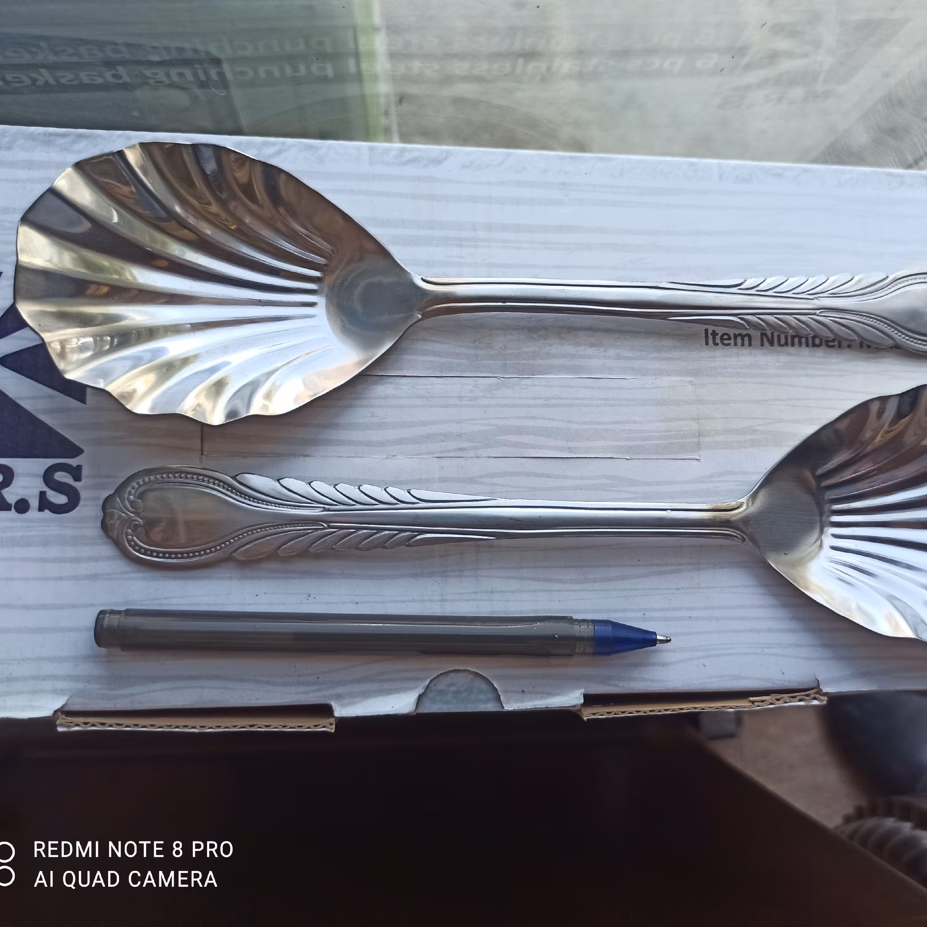 قاشق اجیل دلی کاردمیوه 12تایی گلنس کفگیر و ملاقه چوبی هر بسته یا دونه ای45