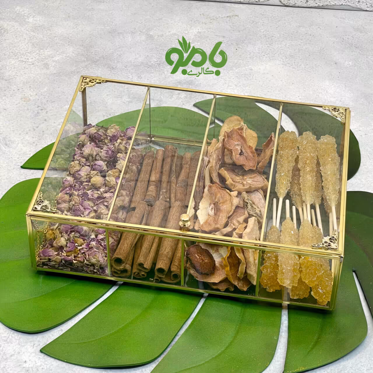 تیبگ برنجی 4 خانه