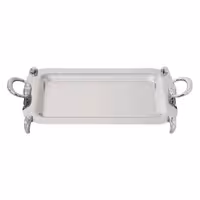 سینی مستطیل متوسط تک استیل مدل الفی (استیل)