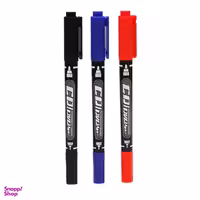 ماژیک سی دی جیکسین مدل دو سر کد 107A بسته 3 غددی