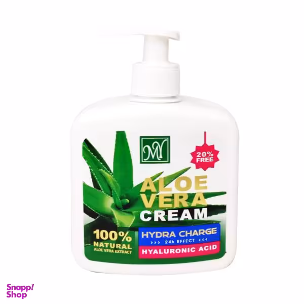 کرم مرطوب کننده پمپی مای (My) حاوی آلویه ورا حجم 490 میلی لیتر