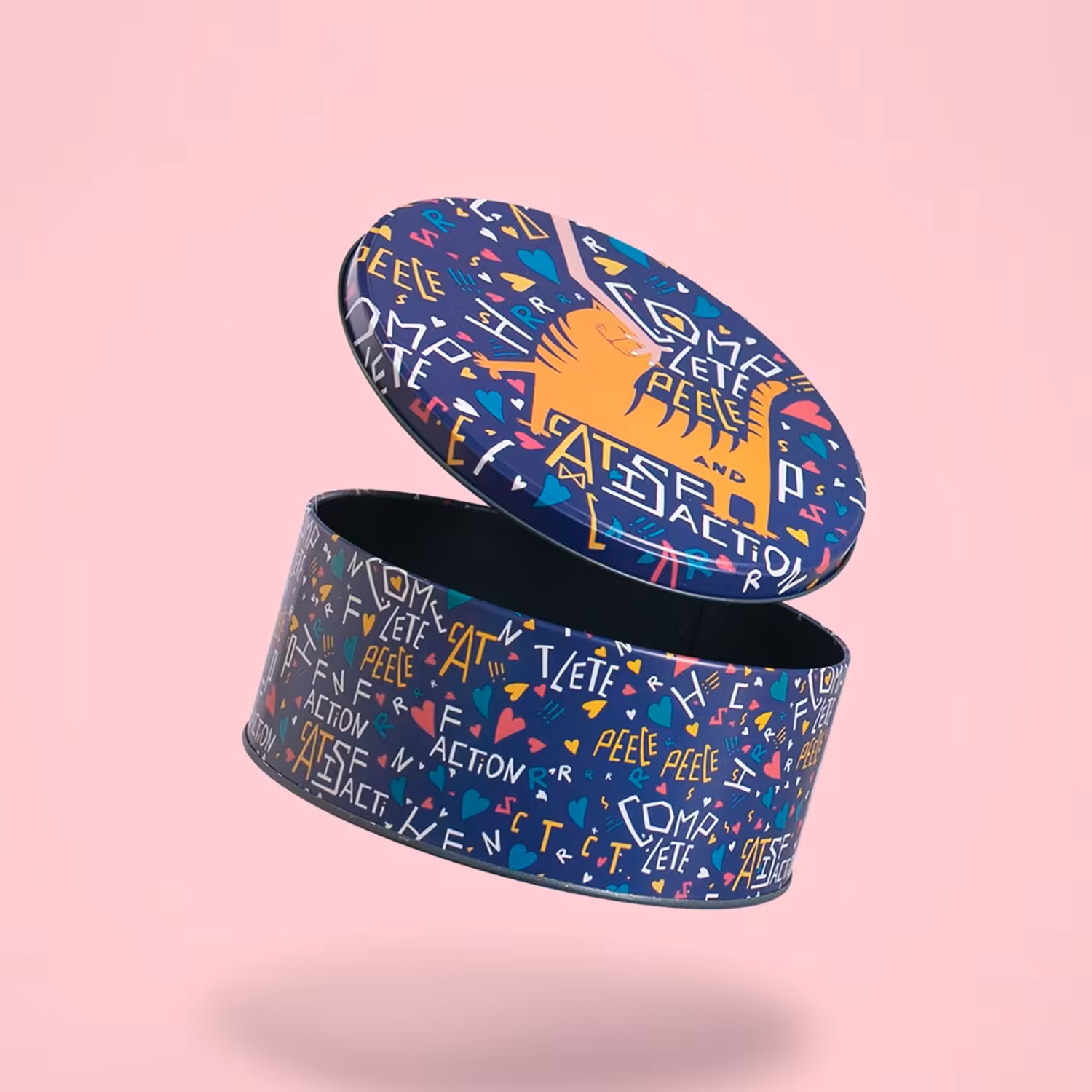 جعبه هدیه مریخ سه طرح گربه