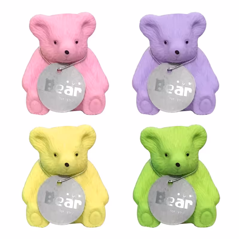 پاک کن مدل خرس مجموعه 4 عددی