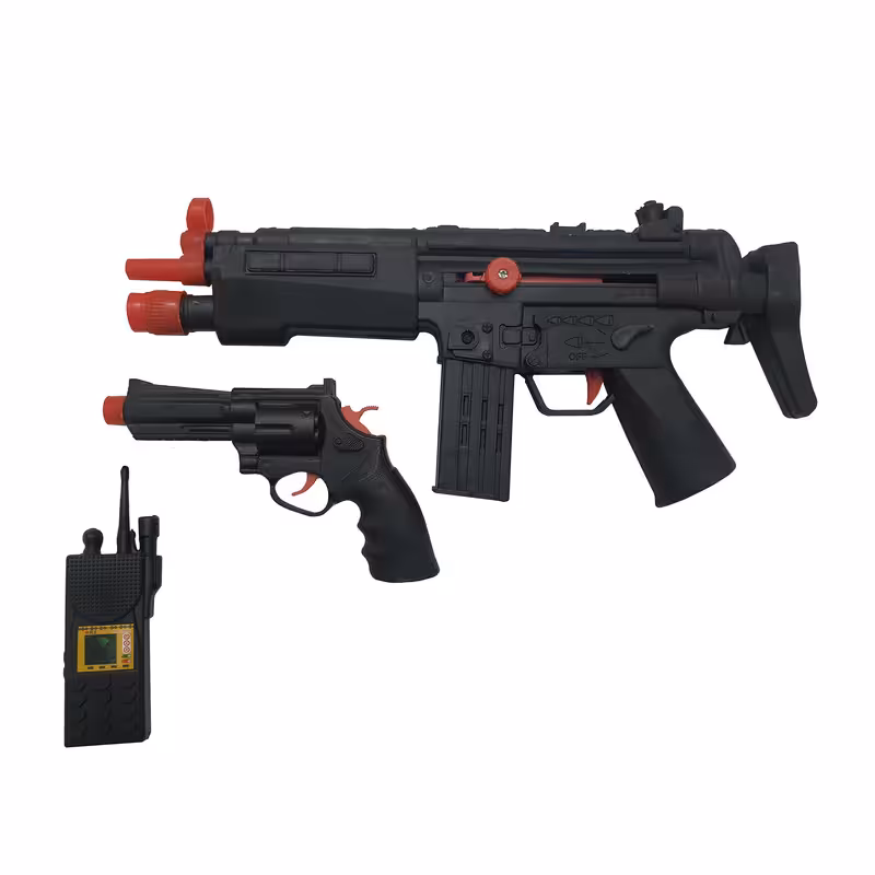 ست تفنگ بازی مدل رزمنده مجموعه 3 عددی