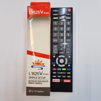 کنترل  شرکتی و درجه یک آیسی دار ال ای دی توشیبا نتفلیکس دار  جدید مدل 1625 