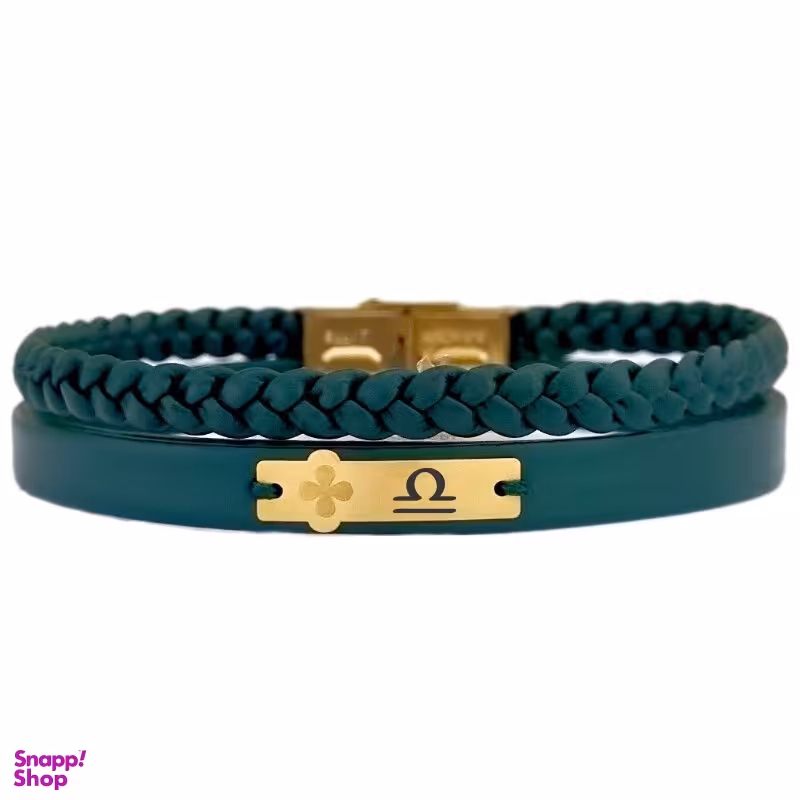 دستبند طلا 18 عیار زنانه لیردا مدل نماد ماه تولد مهر