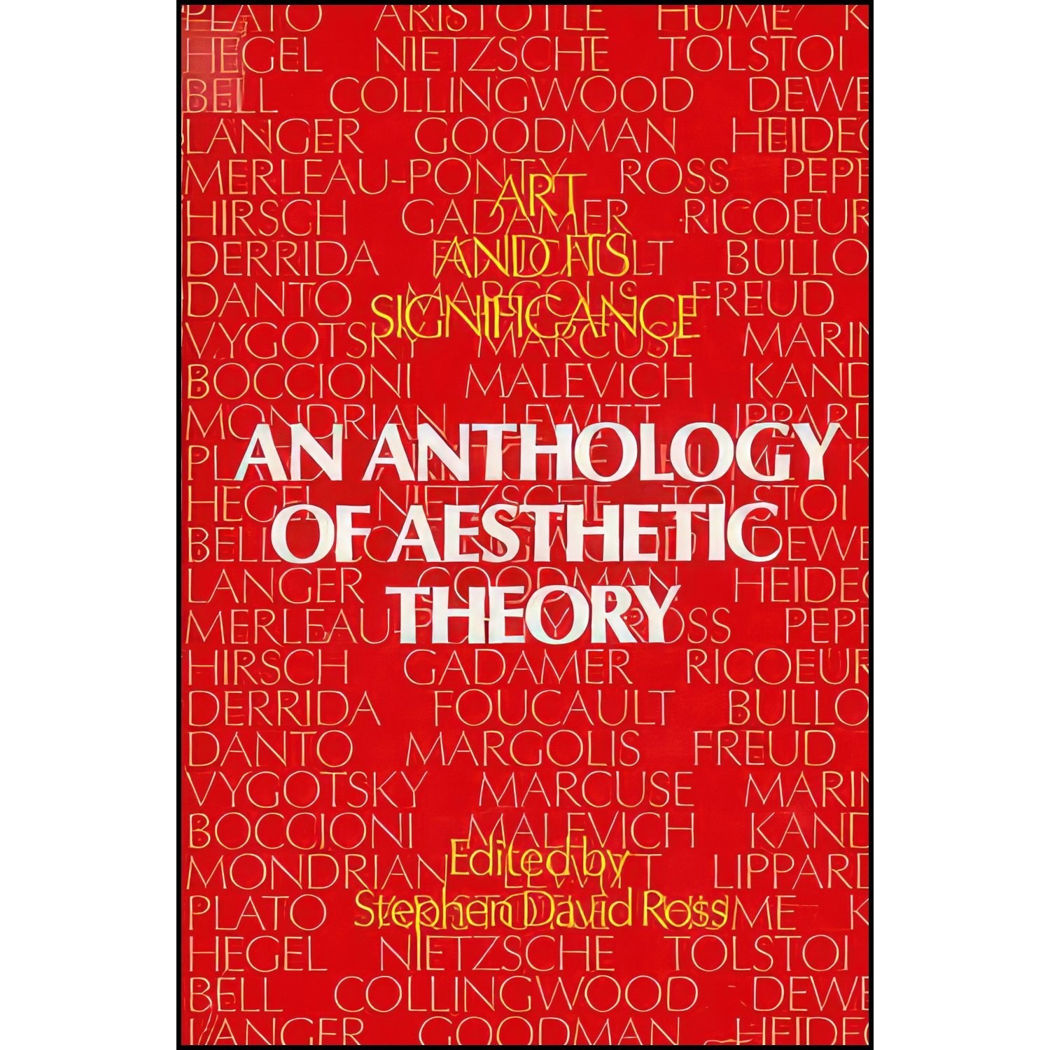 کتاب زبان اصلی Art and Its Significance اثر Stephen David Ross