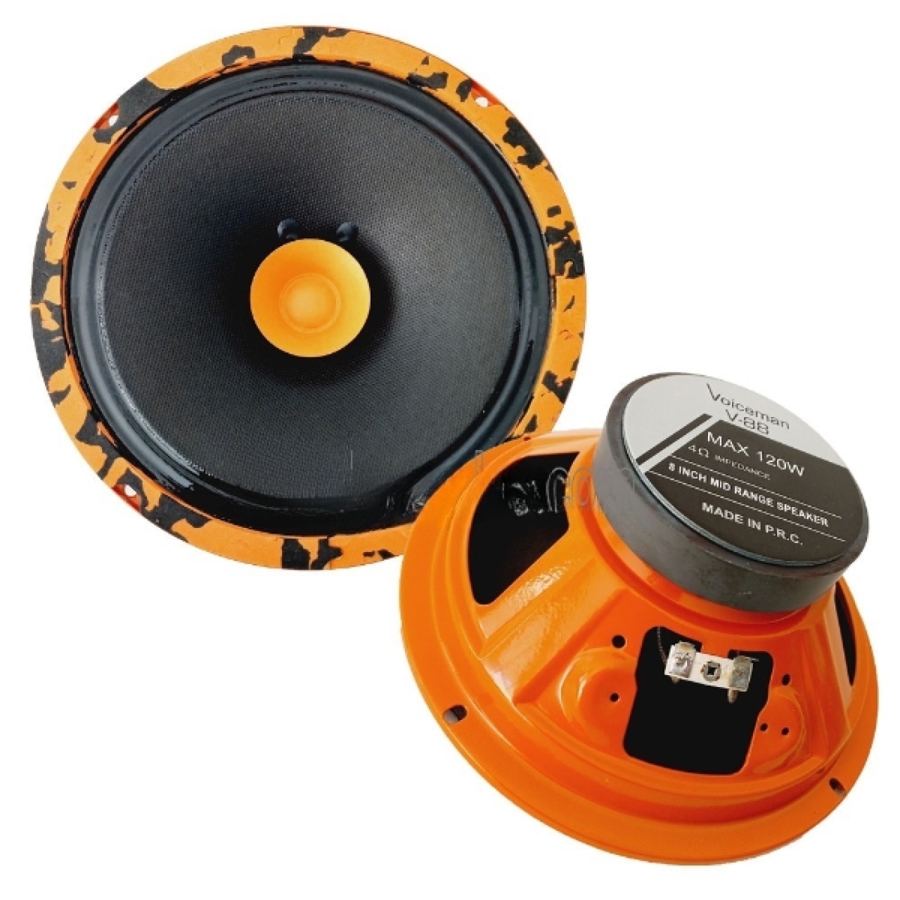 میدرنج خودرو 8 اینچ voiceman مدل v-88 بسته دو عددی