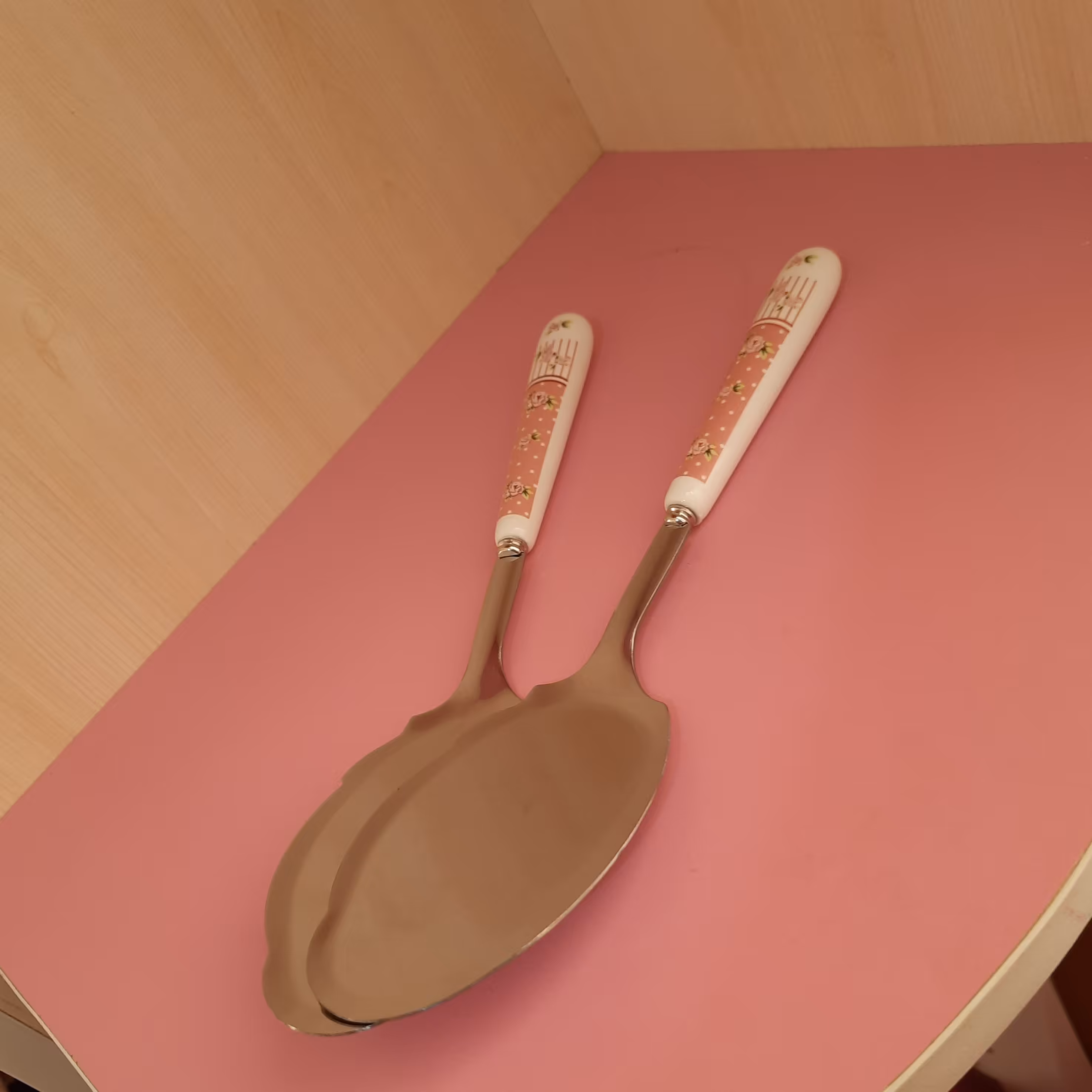 کفگیر  دسته سرامیکی آنجل