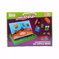 بازی جورچین آهنربایی (اتاق کوچک من) برای تعداد مثبت 1 نفر در گروه سنی 3 تا 9 سال