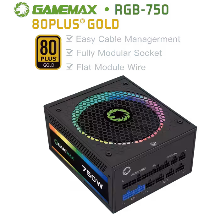 پاور گیمینگ گیم‌مکس مدلGAMEMAX RGB 750
