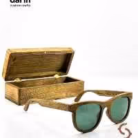 عینک دست ساز چوبی گردو ماژان برند دارین 019 – DARIN MAZHAN