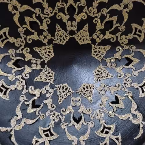 پرشنگ روی سفال