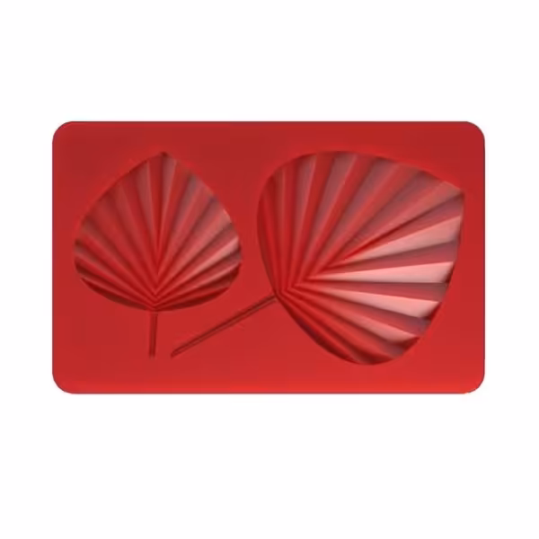 قالب سیلیکونی و مولد فوندانت مدل برگ پالم


