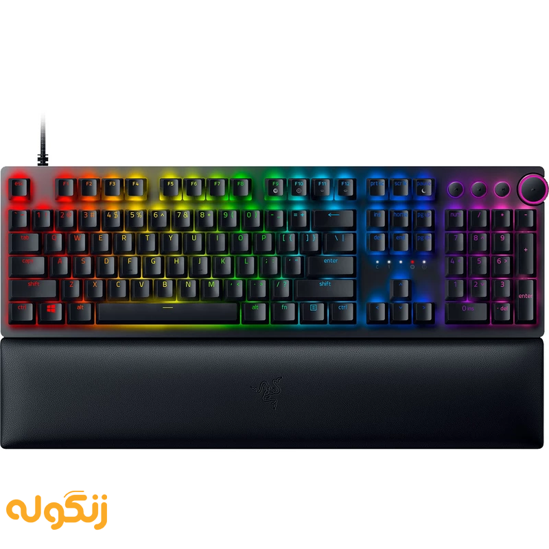 کیبورد گیمینگ Razer Keyboard HUNTSMAN V2 (Linear Red Switch) - زنگوله