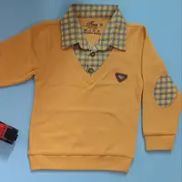 بلوز دو یقه پسرانه سه دکمه  برند تینا سایز 60 و 65