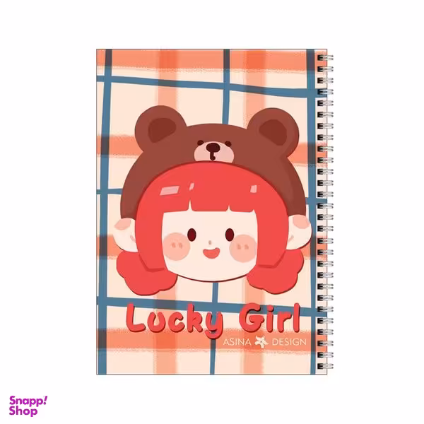 دفتر مشق 80 برگ بامبیلیپ طرح دختر خوش شانس کد 3146258