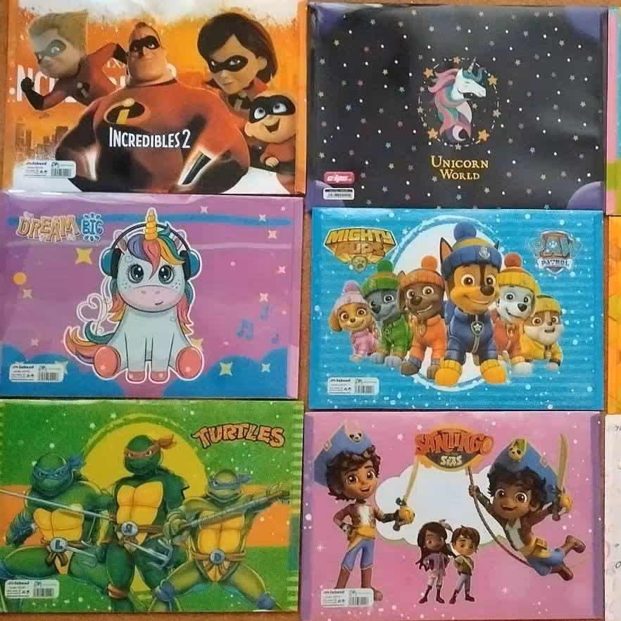 پوشه دکمه دار فانتزی طرحدارپسرانه  پوشه دکمه دار طرحدار  پاکت دکمه دار فانتزی 