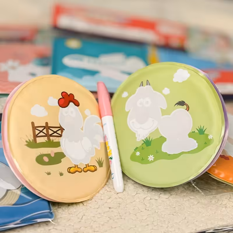 کتاب حمام کودک جیبی طرح حیوانات مزرعه کد 6160110