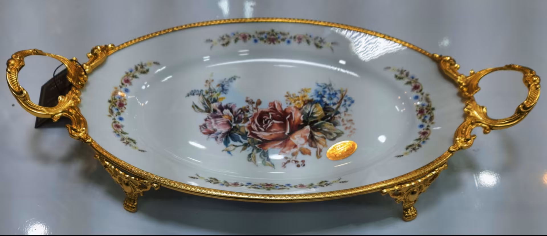 دیس بیضی کوچک 160 طلایی حسام | radravesh