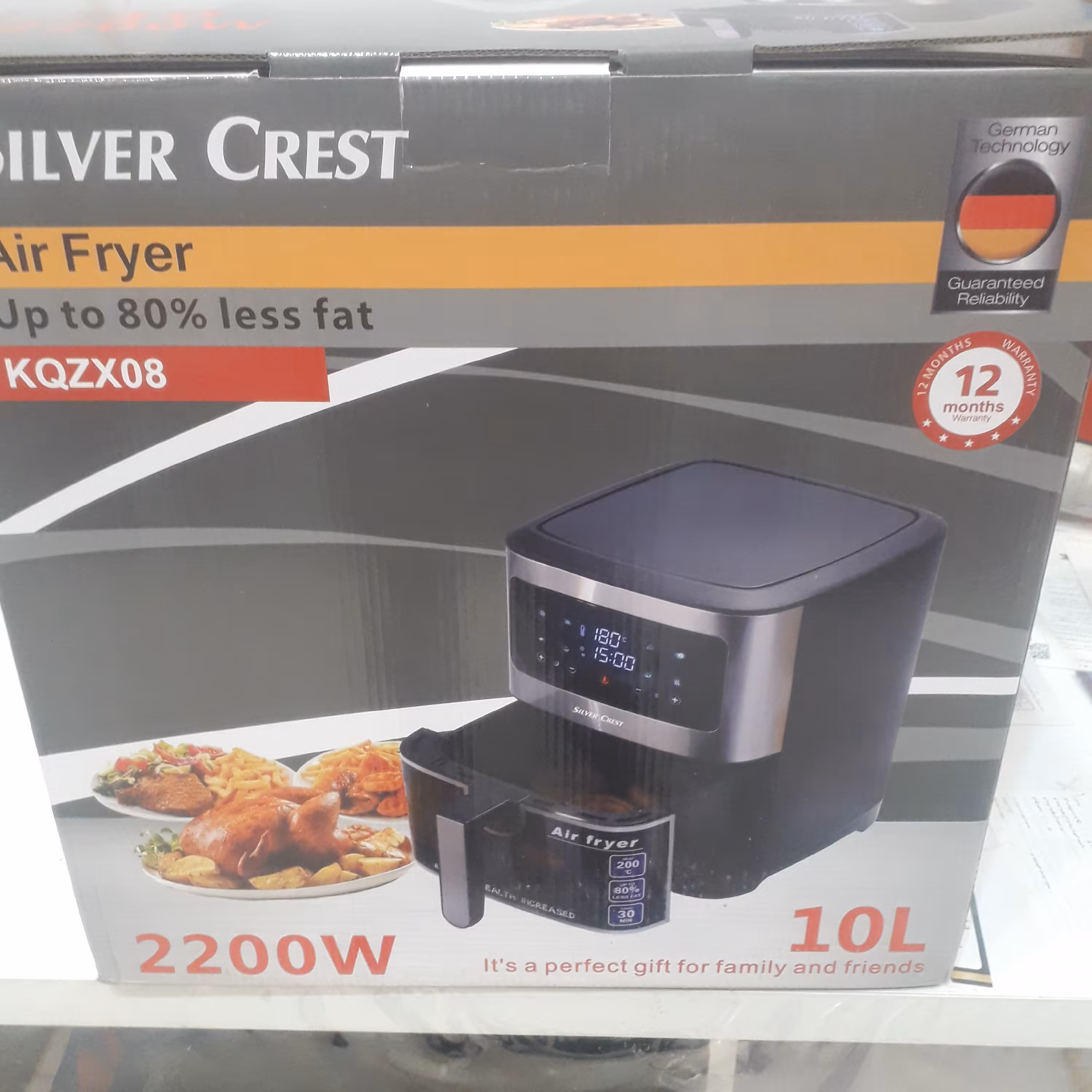 سرخ کن بدون روغن سیلور کرست 10لیترلمسی دیجیتال طبق عکس با کیفیت وزیبا ارسال 1روزه ورایگان تضمینی