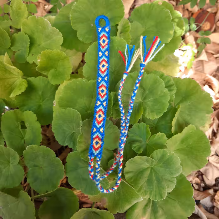 دستبند دوستی طرح لوزی