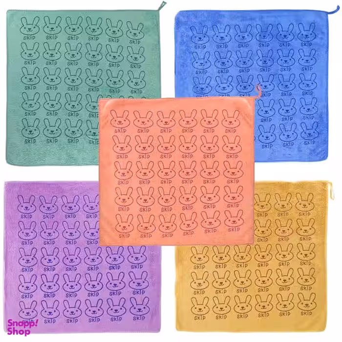 دستمال حوله ای طرح skip مجموعه 5 عددی